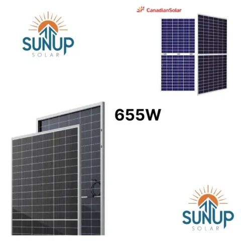 Canadian Solar 655Watts Bifacial Mono PERC Solar Panel